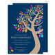 Navy Tree of Life Invitations Image 3 of 3